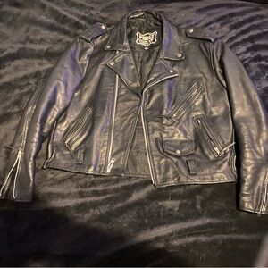 Genuine Leather Biker Jacket